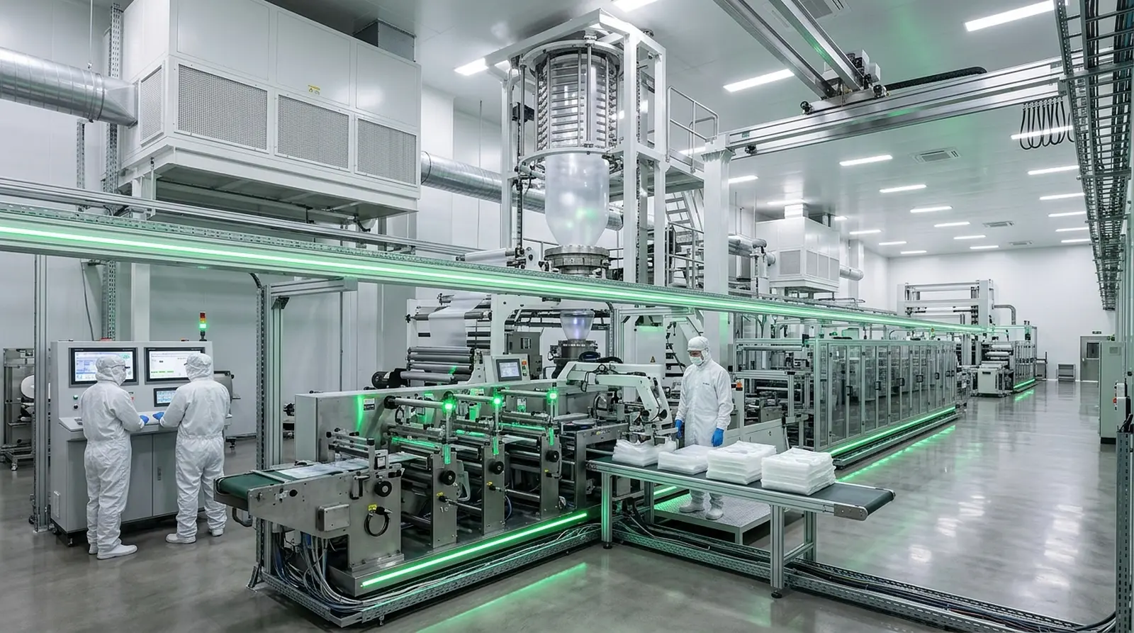 10,000-Class Cleanroom Polymer Extrusion Partner Plant