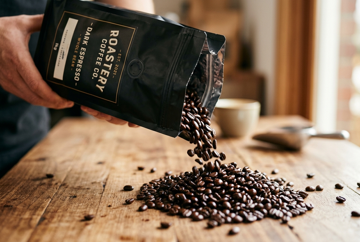 Commercial Roasted Coffee Beans